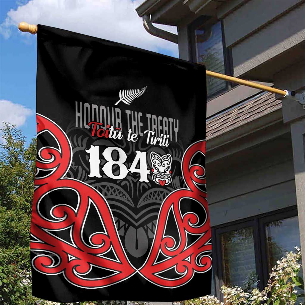 Toitu Te Tiriti 1840 Aotearoa Garden Flag Stand Together Stand Stronger LT01 - Polynesian Pride