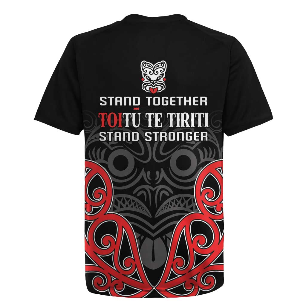 Toitu Te Tiriti 1840 Aotearoa Rugby Jersey Stand Together Stand Stronger LT01 - Polynesian Pride