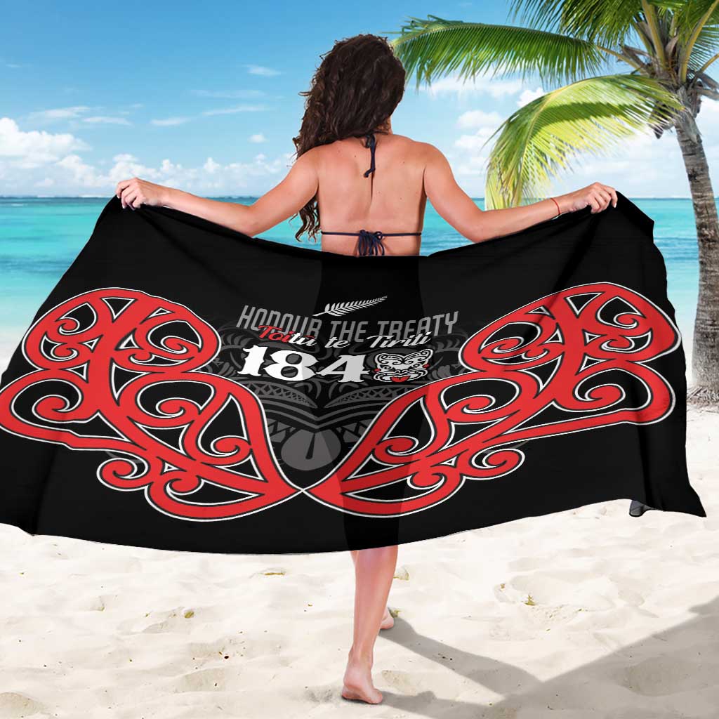 Toitu Te Tiriti 1840 Aotearoa Sarong Stand Together Stand Stronger LT01 - Polynesian Pride