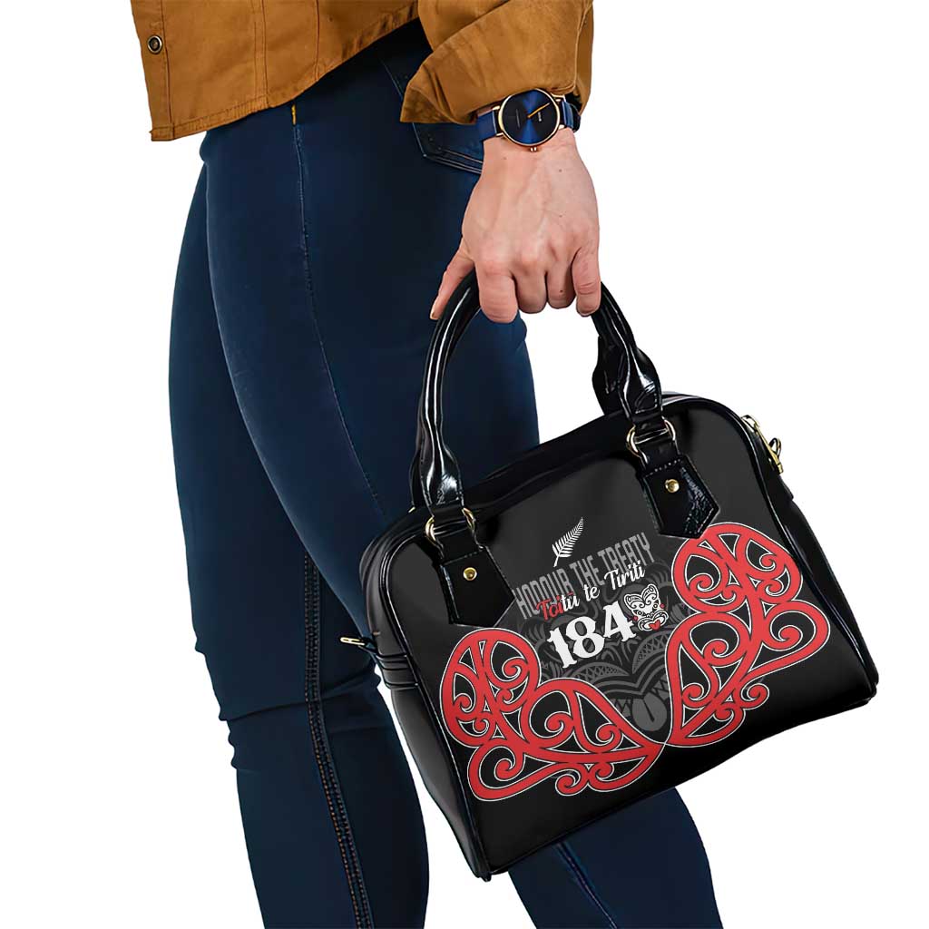 Toitu Te Tiriti 1840 Aotearoa Shoulder Handbag Stand Together Stand Stronger LT01 - Polynesian Pride
