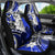 Polynesian Valentine Car Seat Cover Couple Floral Unique Blue Version LT01 - Polynesian Pride