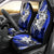 Polynesian Valentine Car Seat Cover Couple Floral Unique Blue Version LT01 - Polynesian Pride