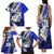 Polynesian Valentine Family Matching Tank Maxi Dress and Hawaiian Shirt Couple Floral Unique Blue Version LT01 - Polynesian Pride