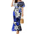 Polynesian Valentine Mermaid Dress Couple Floral Unique Blue Version LT01 Women Blue - Polynesian Pride