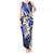 Polynesian Valentine Tank Maxi Dress Couple Floral Unique Blue Version LT01 Women Blue - Polynesian Pride