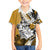 Polynesian Valentine Family Matching Puletasi and Hawaiian Shirt Couple Floral Unique Gold Version LT01 Son's Shirt Gold - Polynesian Pride