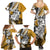 Polynesian Valentine Family Matching Summer Maxi Dress and Hawaiian Shirt Couple Floral Unique Gold Version LT01 - Polynesian Pride