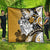 Polynesian Valentine Quilt Couple Floral Unique Gold Version LT01 - Polynesian Pride