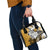 Polynesian Valentine Shoulder Handbag Couple Floral Unique Gold Version LT01 - Polynesian Pride