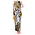 Polynesian Valentine Tank Maxi Dress Couple Floral Unique Gold Version LT01 Women Gold - Polynesian Pride