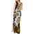 Polynesian Valentine Tank Maxi Dress Couple Floral Unique Gold Version LT01 - Polynesian Pride