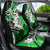 Polynesian Valentine Car Seat Cover Couple Floral Unique Green Version LT01 - Polynesian Pride