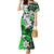 Polynesian Valentine Family Matching Mermaid Dress and Hawaiian Shirt Couple Floral Unique Green Version LT01 Mom's Dress Green - Polynesian Pride