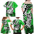 Polynesian Valentine Family Matching Off Shoulder Maxi Dress and Hawaiian Shirt Couple Floral Unique Green Version LT01 - Polynesian Pride