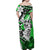 Polynesian Valentine Family Matching Off Shoulder Maxi Dress and Hawaiian Shirt Couple Floral Unique Green Version LT01 - Polynesian Pride