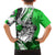 Polynesian Valentine Family Matching Off Shoulder Short Dress and Hawaiian Shirt Couple Floral Unique Green Version LT01 - Polynesian Pride