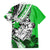 Polynesian Valentine Family Matching Puletasi and Hawaiian Shirt Couple Floral Unique Green Version LT01 - Polynesian Pride