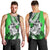 Polynesian Valentine Men Tank Top Couple Floral Unique Green Version LT01 - Polynesian Pride