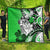 Polynesian Valentine Quilt Couple Floral Unique Green Version LT01 - Polynesian Pride