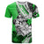 Polynesian Valentine T Shirt Couple Floral Unique Green Version LT01 Green - Polynesian Pride