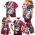 Polynesian Valentine Family Matching Mermaid Dress and Hawaiian Shirt Couple Floral Unique Pink Version LT01 - Polynesian Pride