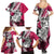 Polynesian Valentine Family Matching Summer Maxi Dress and Hawaiian Shirt Couple Floral Unique Pink Version LT01 - Polynesian Pride