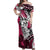 Polynesian Valentine Off Shoulder Maxi Dress Couple Floral Unique Pink Version LT01 Women Pink - Polynesian Pride