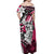 Polynesian Valentine Off Shoulder Maxi Dress Couple Floral Unique Pink Version LT01 - Polynesian Pride