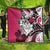 Polynesian Valentine Quilt Couple Floral Unique Pink Version LT01 - Polynesian Pride