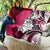 Polynesian Valentine Quilt Couple Floral Unique Pink Version LT01 - Polynesian Pride