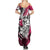 Polynesian Valentine Summer Maxi Dress Couple Floral Unique Pink Version LT01 - Polynesian Pride