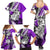 Polynesian Valentine Family Matching Summer Maxi Dress and Hawaiian Shirt Couple Floral Unique Purple Version LT01 - Polynesian Pride