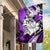 Polynesian Valentine Garden Flag Couple Floral Unique Purple Version LT01 House Flag Purple - Polynesian Pride