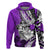 Polynesian Valentine Hoodie Couple Floral Unique Purple Version LT01 Pullover Hoodie Purple - Polynesian Pride