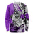 Polynesian Valentine Long Sleeve Shirt Couple Floral Unique Purple Version LT01 Unisex Purple - Polynesian Pride