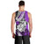 Polynesian Valentine Men Tank Top Couple Floral Unique Purple Version LT01 - Polynesian Pride