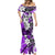 Polynesian Valentine Mermaid Dress Couple Floral Unique Purple Version LT01 - Polynesian Pride