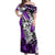 Polynesian Valentine Off Shoulder Maxi Dress Couple Floral Unique Purple Version LT01 Women Purple - Polynesian Pride