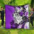 Polynesian Valentine Quilt Couple Floral Unique Purple Version LT01 - Polynesian Pride