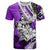 Polynesian Valentine T Shirt Couple Floral Unique Purple Version LT01 Purple - Polynesian Pride