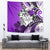 Polynesian Valentine Tapestry Couple Floral Unique Purple Version LT01 - Polynesian Pride