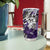 Polynesian Valentine Tumbler Cup Couple Floral Unique Purple Version