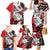 Polynesian Valentine Family Matching Mermaid Dress and Hawaiian Shirt Couple Floral Unique Red Version LT01 - Polynesian Pride