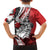 Polynesian Valentine Family Matching Off Shoulder Long Sleeve Dress and Hawaiian Shirt Couple Floral Unique Red Version LT01 - Polynesian Pride