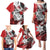 Polynesian Valentine Family Matching Puletasi and Hawaiian Shirt Couple Floral Unique Red Version LT01 - Polynesian Pride