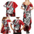 Polynesian Valentine Family Matching Summer Maxi Dress and Hawaiian Shirt Couple Floral Unique Red Version LT01 - Polynesian Pride