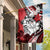 Polynesian Valentine Garden Flag Couple Floral Unique Red Version LT01 House Flag Red - Polynesian Pride