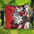 Polynesian Valentine Quilt Couple Floral Unique Red Version LT01 - Polynesian Pride