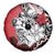 Polynesian Valentine Spare Tire Cover Couple Floral Unique Red Version LT01 - Polynesian Pride