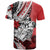 Polynesian Valentine T Shirt Couple Floral Unique Red Version LT01 - Polynesian Pride